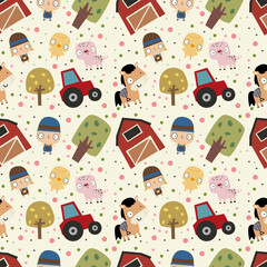 Seamless Pattern for Papers, Fabric, Scrapbooking