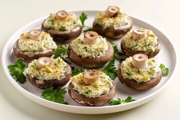 Artichoke Dip-Stuffed Mushrooms: Perfect for Entertaining Guests