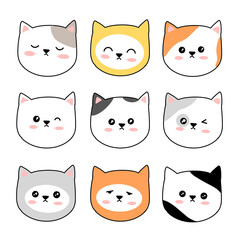 cute cartoon cats
