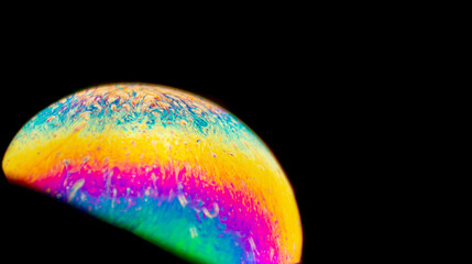 rainbow over background