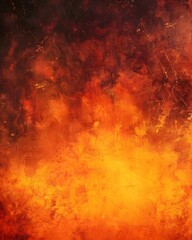 Obraz premium orange fire background, creating an intense atmosphere
