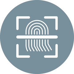 Fingerprint Scan Icon