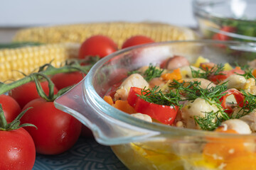 Rustic Homemade Vegetable Stew with Fresh Ingredients	