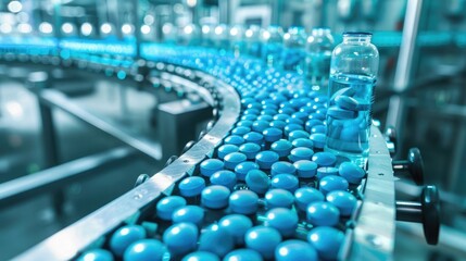 Obraz premium Pharmaceutical industry and drug manufacturing 