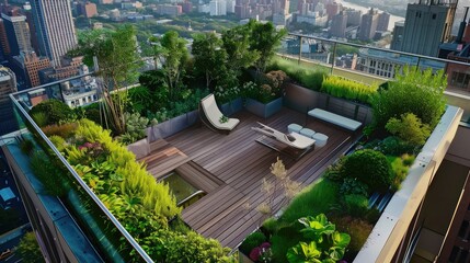 Obraz premium Roof garden 
