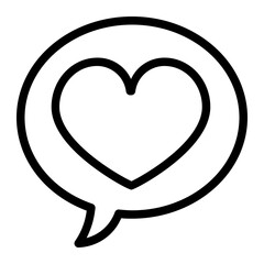 heart talk line style