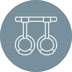 Gym Rings Icon