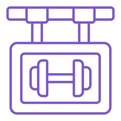 Gym Sign Icon