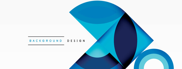 Circles and petals. Geometric beautiful abstract minimal template for Wallpaper, Banner, Background, Card, Book Illustration, landing page