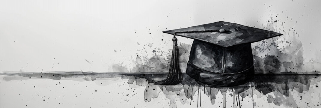 Graduation Cap Drawing