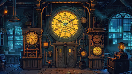 Obraz premium old carriage cart, generative, ai, cyberpunkflat, vectorsimple, modelinggrapk, retro, vintage, background, products, machine, mechanical, car, auto, vector, design, illustration, speed, automobile, ra