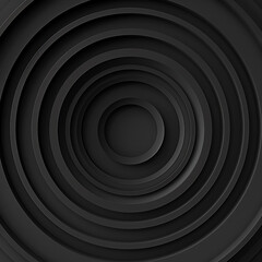 Bold charcoal neumorphic circles ideal for high-tech and modern UI designs.