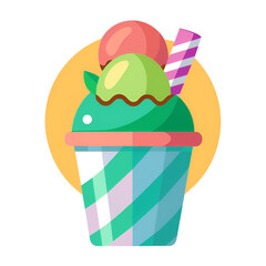 Fototapeta premium ice cream box