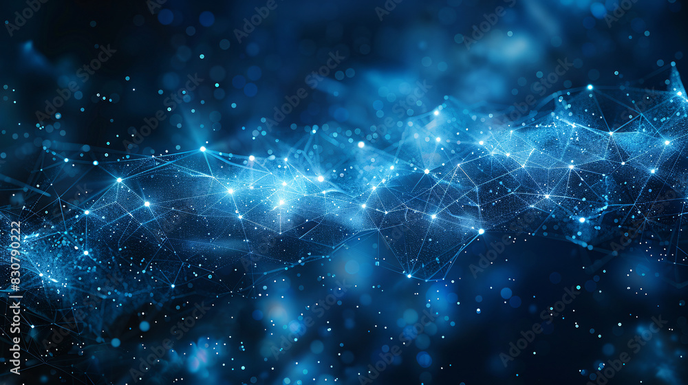 Poster digital network expansion with free space for text