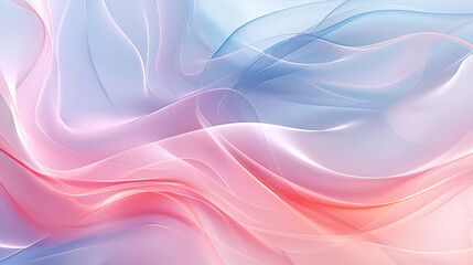 Obraz premium Abstract background silk fabric light pink ,light blue thin clear on white background.