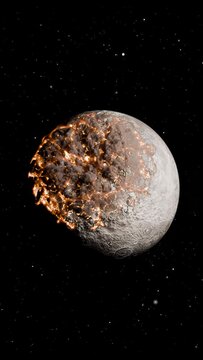 A planet Implodes in the Space
