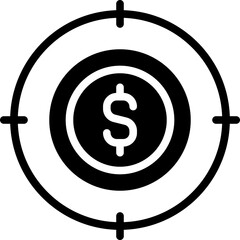 financial target icon
