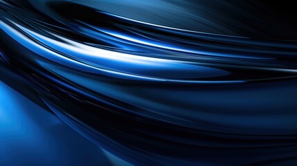 Obraz premium Close-Up of an Object Illuminated by Blue Light, Featuring Dark White and Dark Indigo Tones, Low Saturation, Smooth Gradient, Postmodern Minimalist Style, with Light Black and Dark Amber, Smooth Curve