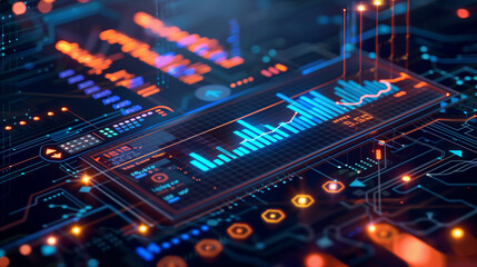 Obraz premium Harnessing Data: The Power of Digital Marketing