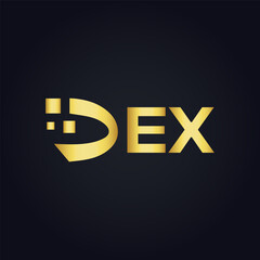 EX logo. E X design. White EX letter. EX, E X letter logo design. E X letter logo design in FIVE, FOUR, THREE, style. letter logo set in one artboard. E X letter logo vector design.