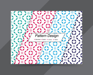 Unique and futuristic pattern design. Formal and modern pattern vector design. Template. 