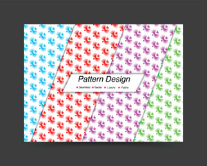 Pattern design. Unique and modern pattern vector design template.
