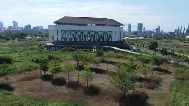 The city state palace of Makassar (Wisma Negara Makassar) front view