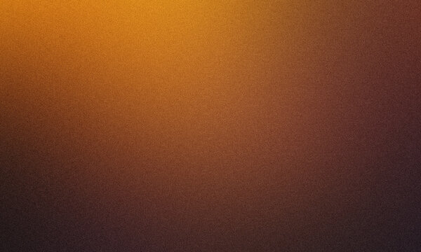 Smooth orange to brown gradient on an abstract grainy background