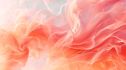 Experience the mesmerizing blend of soft hues and flowing lines in this digitally generated artwork