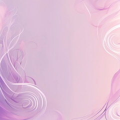 Delicate pastel abstract swirls with shades of purple.