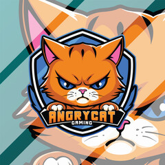 Cat Logo gaming logo esport team
