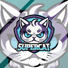 Cat Gaming logo design esport team
