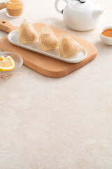 Zongzi, crystal ice rice dumpling for Dragon Boat Festival food.