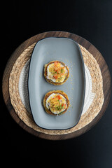 Indian street food on plate