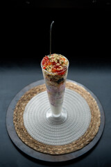 Indian street food on plate