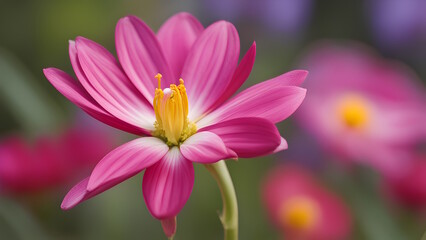 Fototapeta premium Photo of a nolana flower generative ai