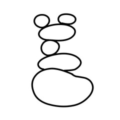 Zen stone line elements