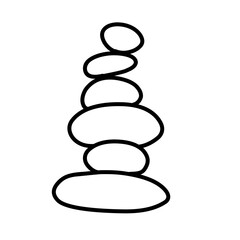 Zen stone line elements