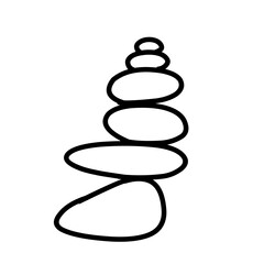 Zen stone line elements