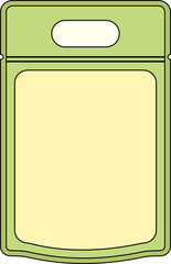 Vector Pastel Resealable Product Sachet Pouch 
minimal design mockup for Snack Cosmetics Healthcare Bath Salts Gift Food Accessory