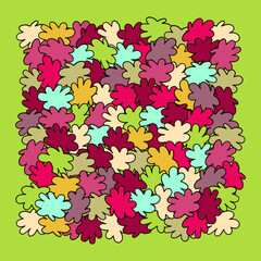 Autumn background multicolored leaves, autumn pattern