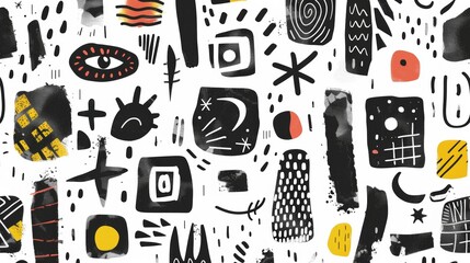 white abstract wallpaper featuring abstract illustrations.