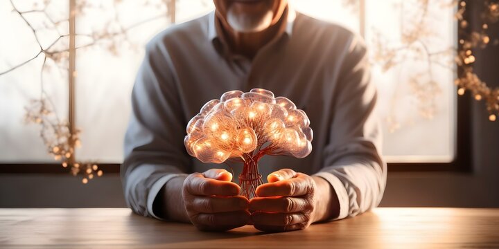 Alzheimers disease affects memory storage recall and cognitive functions in the brain. Concept Alzheimer's Disease, Memory Function, Brain Health, Cognitive Decline, Neurological Disorders