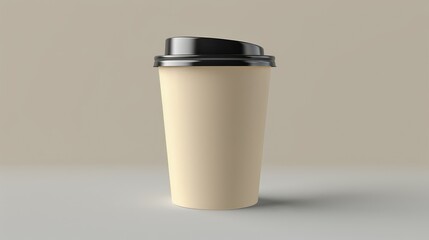 Cup mockup with clear background and clipping path