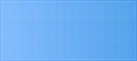 Blueprint background vector illustration. Blank grid paper sheet for technology and architecture projects	