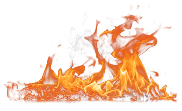 PNG  Single flame fire fireplace bonfire light. AI generated Image by rawpixel.