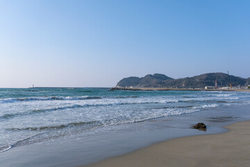 Fototapeta premium 日本海に面した松江市の古浦海水浴場
