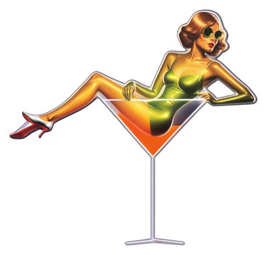 recommend clip art: PNG Woman sitting on a cocktail glass martini drink adult.