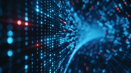 Obraz premium Digital Data Stream