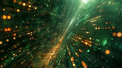 Obraz premium Abstract Digital Light Trails Background